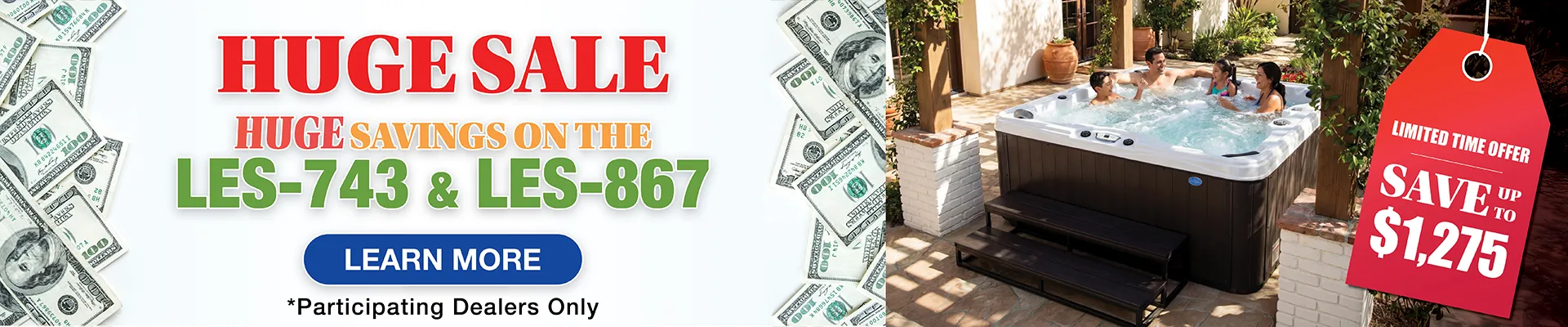 Calspas hot tub being used in a family setting - Reading