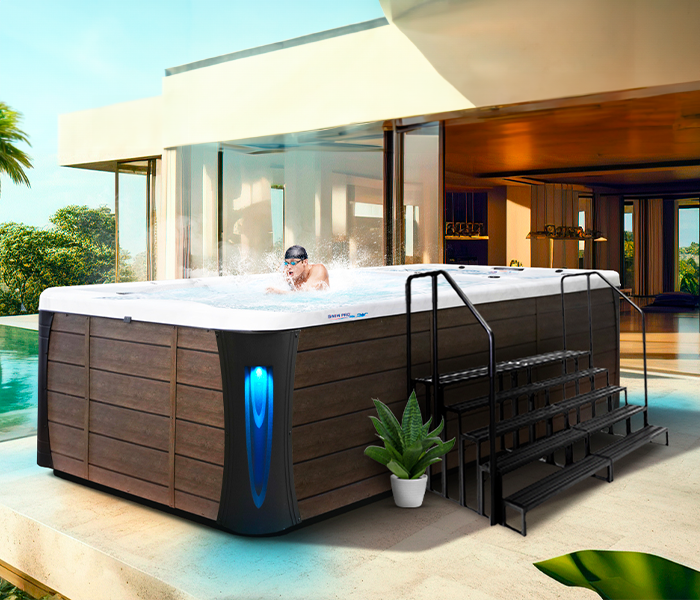 Calspas hot tub being used in a family setting - Reading